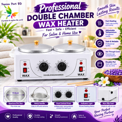 Double Chamber Wax Warmer Heater