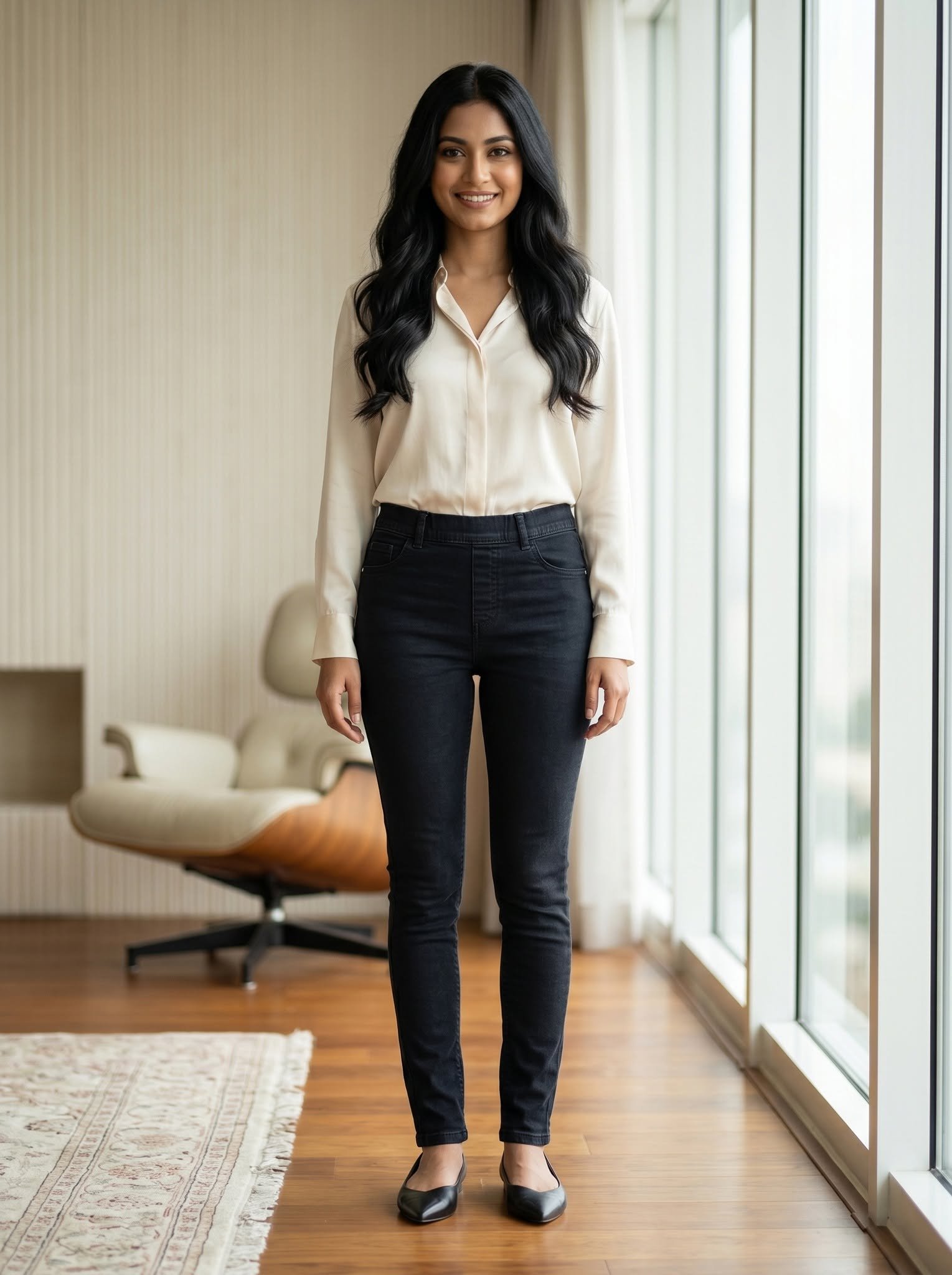 Ladies Skinny Jeans (Elastic Waists)